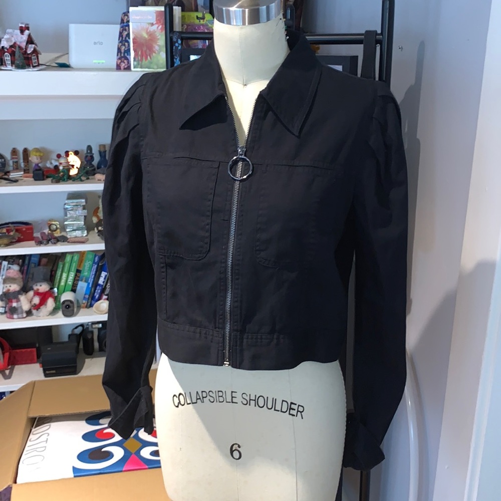 Danielle Bernstein Puff Sleeve Jacket - image 1